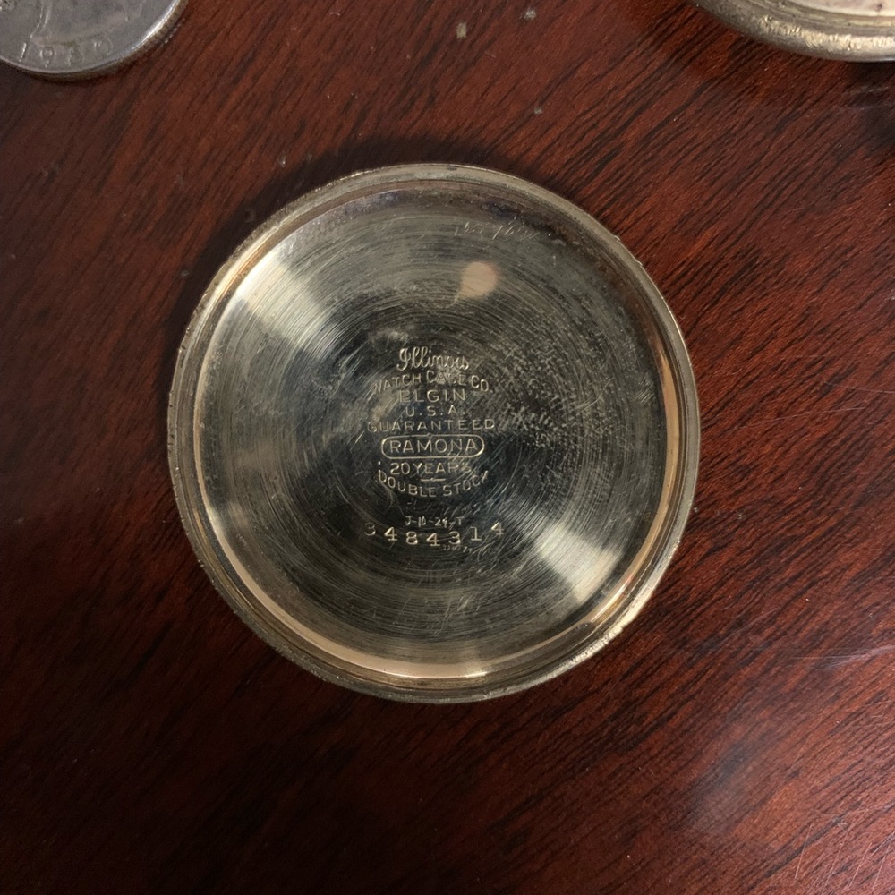 ANTIQUE GOLD POCKET WATCH - Picture 8 of 10